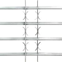 VidaXL Raambeveiliging verstelbaar met 4 dwarsstangen 1000-1500 mm - thumbnail