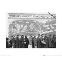Kunstdruk Time Life - World's Highest Standard of Living 40x50cm - thumbnail