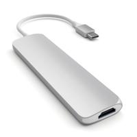 Satechi ST-CMAS USB-interface Hub 3.0 (3.1 Gen 1) Type-C 5000 Mbit/s zilver - thumbnail