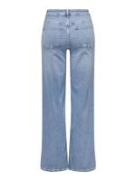Only Onlmadison Blush Hw Wide Dnm Cro371 Noos 15282975 Mom Jeans Light Blue Denim - thumbnail