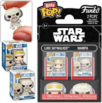 Star Wars Funko Bitty Pop! 2-Pack: Luke Skywalker & Wampa