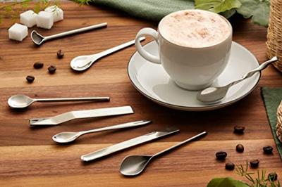 Alessi Koffielepels Il Caffe - MSPOONSET - 8 Stuks - door David Chipperfield