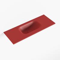 MONDIAZ EDEN Fire solid surface inleg wastafel voor toiletmeubel 60cm. Positie wasbak midden - thumbnail