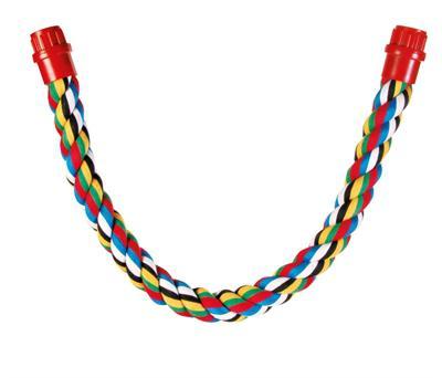 TRIXIE ZITSTOK TOUW FLEXIBEL MET SCHROEFBEVESTIGING 75X3CM 3ST