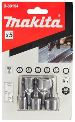 Makita Accessoires Doppenset 6/8/10/12/13x50m - B-39154 B-39154