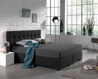 Dreamhouse Dubbel Jersey 220 gr. Hoeslaken Antraciet 160/180 x 200/220 - thumbnail