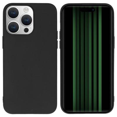 Accezz Color Backcover iPhone 15 Pro Max Telefoonhoesje Zwart Accezz Color Backcover iPhone 15 Pro Max Telefoonhoesje Zwart