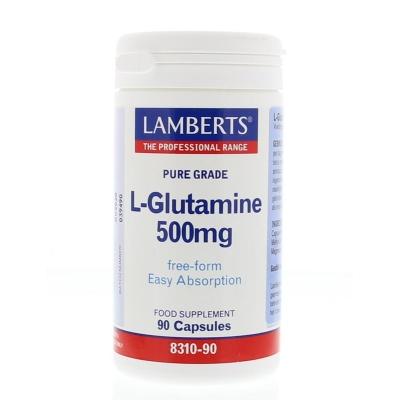 Lamberts L-Glutamine 500mg 90 Vegetarische capsules