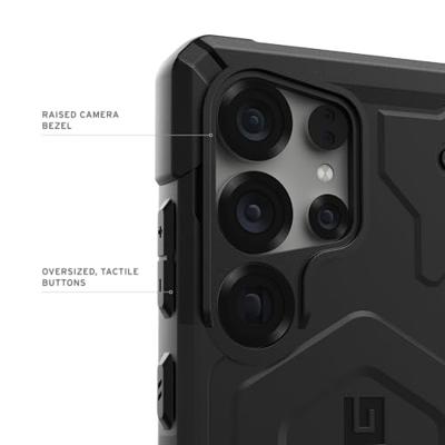 Urban Armor Gear Pathfinder Outdoor telefoonhoes Samsung Galaxy S25 Ultra Zwart Inductieve lading, Stootbestendig - thumbnail