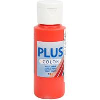 Plus Color acrylverf, brilliant red, 60 ml/ 1 fles - thumbnail