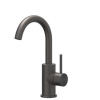 IVY Concord Wastafelmengkraan - opbouw - draaibare uitloop - coldstart - RVS316 - geborsteld carbon black PVD 6100264 - thumbnail