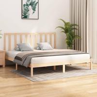 Bedframe massief grenenhout 200x200 cm - thumbnail