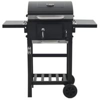 Houtskoolbarbecue met onderplank zwart - thumbnail