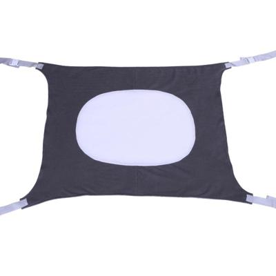 Afneembare Portable baby baby hangmat kinderen opknoping meubilair lichtgewicht baby bed indoor (donkergrijs)