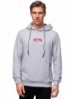 Rusty Neal - Heren Sweatshirt - Grijs - Hoodie - Italianstyle