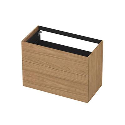 INK - Onderkast 2 Laden Push To Open Decor - 900x450x650 Mm - Blank Eiken