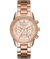 Horlogeband Michael Kors MK6077 Staal Rosé 18mm