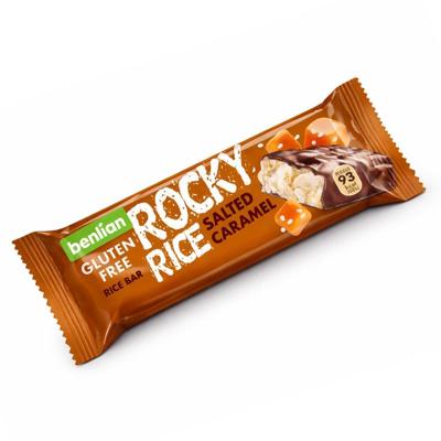 Rocky rice salted caramel bar glutenvrij 18 Gram