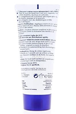 Eucerin UreaRepair 10% Urea Voetcrème Zeer Droge en Ruwe Huid Tube 100ml - thumbnail
