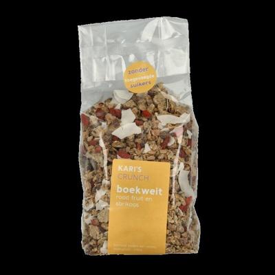 Kari's Crunch Granola boekweit rood fruit bio 330 Gram