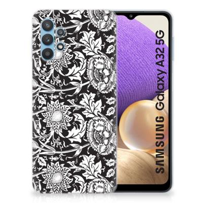 Samsung Galaxy A32 5G | TPU Case | Black Flowers Samsung Galaxy A32 5G | TPU Case | Black Flowers
