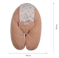 Moederschap kussen roze microvezel spons tineo - thumbnail