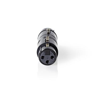 Nedis COTP15920BK Xlr-koppeling Xlr 3-pins Female - Xlr 3-pins Female Zwart