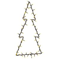 VidaXL Kerstverlichting kerstboom silhouet 80 leds warm wit - thumbnail