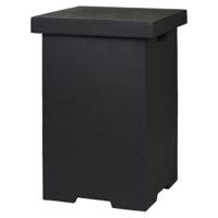 Happy Cocooning: Bijzettafel voor gasfles LPG tank - Zwart - thumbnail