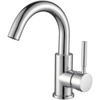 Wastafelkraan - Wastafelmengkraan - Leoni Elni - Opbouw - Rond - Chroom - thumbnail