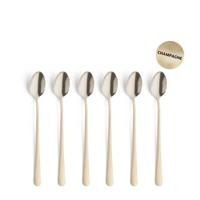 Amefa austin latte lepels 6 stuks champagne - thumbnail