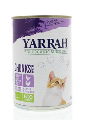 Kat kip kalkoen in saus bio