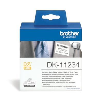 Brother DK-11234 printeretiket Wit Zelfklevend printerlabel
