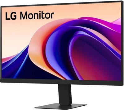 LG 24U631A-B 24 inch desktopmonitor - IPS-paneel QHD-resolutie (2560 x 1440), 5 ms 100 Hz, HDR 10, sRGB 99% (CIE1931), kantelbaar, HDMI 2.0, USB-C (15W)