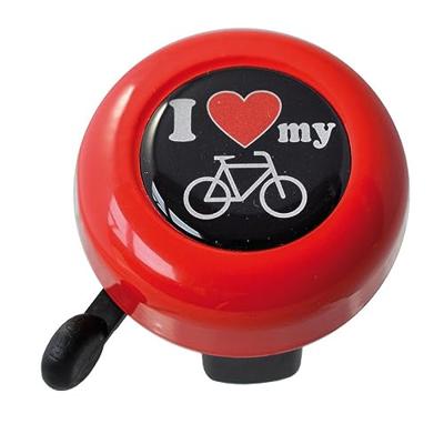 REICH fietsbel "i love my bike" bell "i love my bike" red