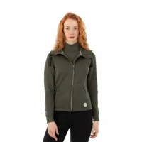 Anky Zipped Hooded Vest donkergroen maat:m - thumbnail