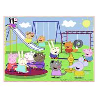 Ravensburger puzzel 4 in 1 Vrolijke uitstapjes Peppa big 12-16-20-24 stukjes - thumbnail