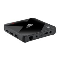 H10 6K HD Smart TV BOX Android 9.0 Allwinner H6 Quad Core 64-bit ARM Cortex-A53 4GB + 64GB ondersteuning TF-kaart SPDIF HDMI AV WiFi RJ45 (zw - thumbnail