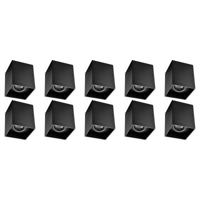 Kantelbare Opbouwspot Vierkant 10-Pack - Mat Zwart Aluminium - GU10 90mm - thumbnail