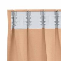 VidaXL Zwart-out gordijnen met ringen 2 pcs licht bruin 140 x 140 cm - thumbnail