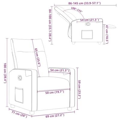 Fauteuil verstelbaar stof crmekleurig Fauteuil verstelbaar stof crmekleurig