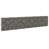 VidaXL Schanskorfmuur met deksels 300x30x100 cm gegalvaniseerd staal - thumbnail
