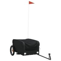 Fietstrailer 30 kg ijzer zwart - thumbnail