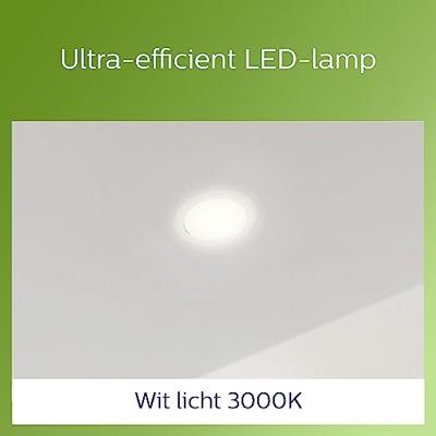Philips 8720169308121 Diamond Inbouwlamp LED 2.2 W Wit Philips 8720169308121 Diamond Inbouwlamp LED 2.2 W Wit