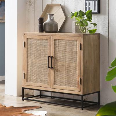 Artistiq Dressoir 'Cyntia' Mangohout en rotan, 85cm