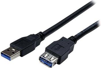 StarTech.com 1,8m SuperSpeed USB 3.0 Verlengkabel A naar A - Zwart M/F