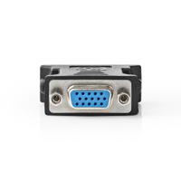 DVI - VGA-Adapter | DVI-D 24+1-Pins Male - VGA Female | Zwart - thumbnail