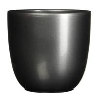 Bloempot Pot rond es/13 tusca 14 x 14.5 cm antraciet Mica - Mica decorations - thumbnail