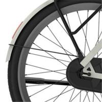 Cortina spatbordstang achter 28 e-nite metallic silver matt - thumbnail