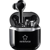 Renkforce RF-NCE-500 In Ear oordopjes Bluetooth Zwart Noise Cancelling Headset, Volumeregeling - thumbnail